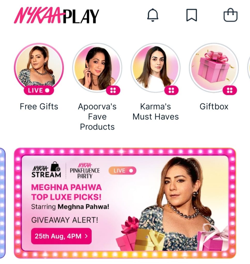 Live commerce in India